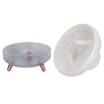 thumbnail image 5 of UFO lindo mini humidificador 500 ml boquillas dobles pequeño humidificador de niebla fría para oficina viajes dormitorio habitación de bebé coche blanco, 5 of 5
