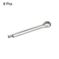 thumbnail image 3 of Unique Bargains Split Cotter Pin, 6x50mm Stainless Steel Clip Fastener Fitting Silver 8Pack, 3 of 5