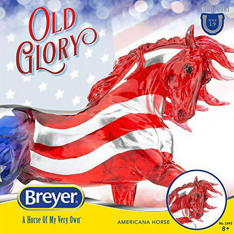 洋楽 Patriotic Glory Red, White & Blue Breyer Horses Traditional Series Collector Model | Old Glory