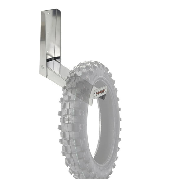 Extreme Max 5001.6672 Universal Aluminum Folding Tire & Cable Wall Hanger for Race Trailer, Garage, Shop, Enclosed Trailer, Toy Hauler - Silver