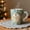 C C, variant on Iumwxz Seaglass Christmas Cup Handcrafted Festive Drinkware Shimmer Embedded Decorative Holiday Gift Cocoa Coffee Tea Mug Memorable Home Kitchen 1 Pc
