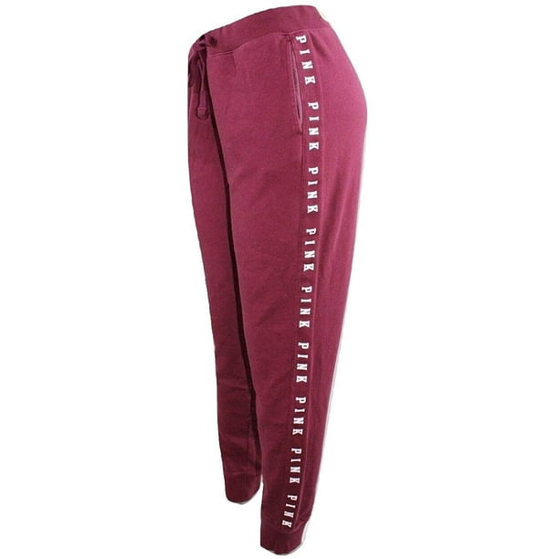 maroon jogging bottoms