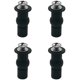 thumbnail image 1 of Fijaciones para inodoro Asiento 2 pares de pernos de expansión de goma, tornillos de fijación para inodoro de acero inoxidable 304 Tornillo de expansión de goma Bisagras de fijación para inodoro JFHHH pequeña, 1 of 5