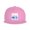 Pink, variant on Flat Bill Visor Classic Snapback Hat Chicagoan City Flag Art Adjustable Baseball Cap for Men Women Black
