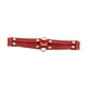 thumbnail image 5 of Liguero de cuero PU para pierna para niña, 2 filas, regalos elegantes, cadenas para muslo, Punk elástico para fiesta de Halloween, Carnaval, Cosplay, Rojo Hugo Liga de pierna ajustable, 5 of 9
