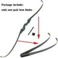 thumbnail image 5 of Black Hunter Original Takedown Recurve Bow Limbs 20-65 Lbs Replacement Bow Limbs Only for 60" Recurve Bow, 5 of 5