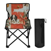 YAZAOO Camping Chairs Modern Festive Welcome Pattern Folding chair