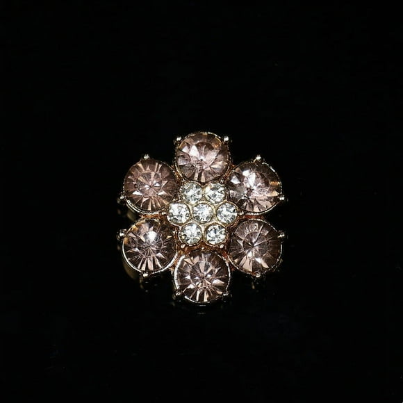 Couvre-boutons Diamants Scintillants, Embellissements en Faux Cristal, Fixations Décoratives avec Design à Clipser Comprenant des Strass pour Chemises, Blouses et Vêtements, Bricolage, Décorations de Mariage