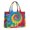 Colorful Tie Dye, variant on Large Capacity Tote Bag,Colorful Tie Dye Mandala Pattern Handbag Fashion Luxury Tote Bag,15.7"x13"x 5.1" Inches,Laptop Compatible