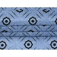 thumbnail image 5 of oneOone Velvet Medium Blue Fabric Block Craft Projects Decor Fabric Printed By The Yard 58 Inch Wide-VP, 5 of 5