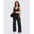 thumbnail image 3 of CRZ YOGA Softretch No Front Seam Wide Leg Pants 28'' for Women High Waist Yoga Buttery Soft Comfy, 3 of 6