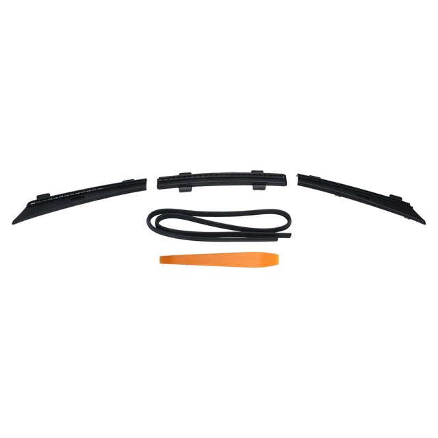 Front Waterproof Chassis Cover Water Strip Firm Fixed Black Dustproof Replacement For Tesla Model 3 2017‑2022