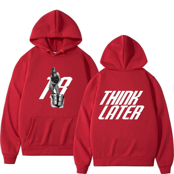 Tate Mcrae The Think Later World Tour Merch Hoodies Men Women Clothing Fashion Harajuku Oversized Hooded Sweatshirts Streetwear