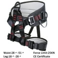 thumbnail image 4 of Adjustable Thickness Climbing Harness Half Body Harnesses for Fire Rescuing Caving Rock Climbing Rappelling Tree Protect Waist Safety Belts, 4 of 6