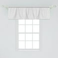 thumbnail image 2 of Ambesonne Abstract Window Valance, Basic Ornate Arcs Curves, 42" x 18", Dark Grey and White, 2 of 3