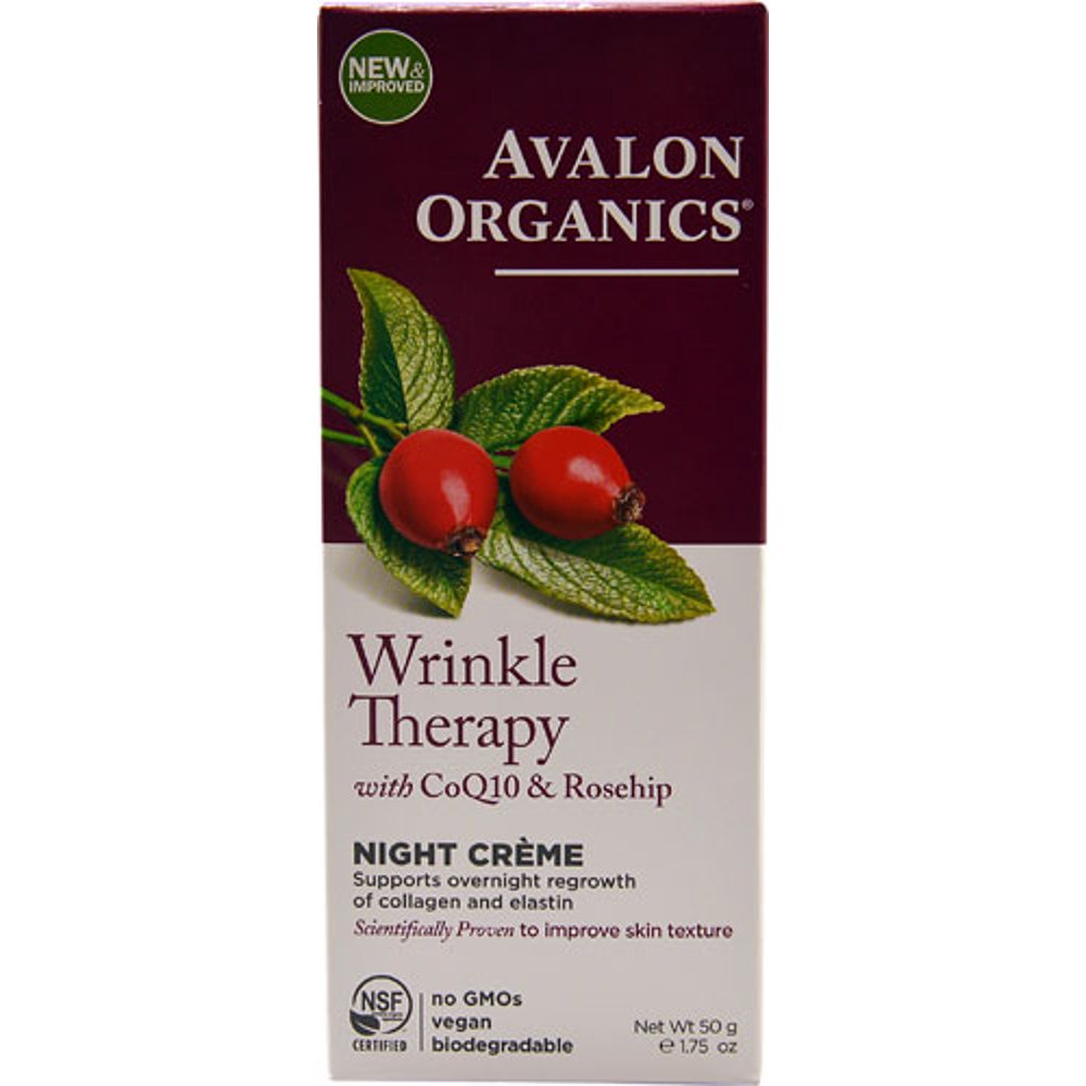 Avalon Organics CoQ10 Wrinkle Defense Creme, 1.75 Fl Oz