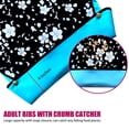 thumbnail image 4 of Adult Bibs for Women, 3 Packs Waterproof Adult Clothing Protectors with Crumb Catcher, 4 of 8