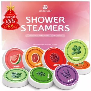 OrientLeaf Shower Steamers Aromatherapy, 8-Pack