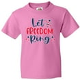 thumbnail image 3 of Inktastic 4th of July Let Freedom Ring with Stars Youth T-Shirt, 3 of 5