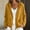 Yellow, variant on IUYRTFE Women's Cotton Linen Zip Up Hooded Jacket Long Sleeve Relaxed Fit Casual Lightweight Coat