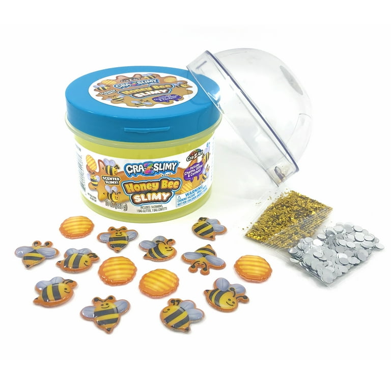 Cra-Z-Art Cra-Z-Slimy Honey Bee Slime, Yellow Slime, Ages 6 and up