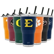 Simple Modern College 30oz Cruiser Tumbler with Straw & Closing Lid - 18/8 Stainless Steel Vacuum Insulated NCAA University Cup Mug