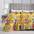 thumbnail image 6 of ZNDUO Cartoon Noodle Food Pattern Throw Blanket, Lightweight Cozy Soft Throw Blanket for Couch, 60"x50" Throw Blankets for Bed, 6 of 8