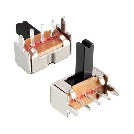 20Pcs 6mm Horizontal Slide Switch SPDT 1P2T 3 Terminals Panel Latching