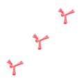 thumbnail image 3 of Sonducket Tachuelas de bola Goma Varias funciones Tee de golf Soporte reductor Accesorios de entrenamiento de alta elasticidad para Rosa 3piezas, 3 of 6