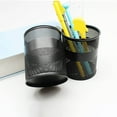 thumbnail image 4 of SLYNSHome Pen Holder Mesh Pencil Holder Metal Pen Holder Cup Pencil Cup Holder for Desk Office Pen Organizer - Black, 4 of 6