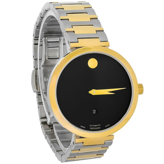 Movado Museum Classic Women's Two-Tone PVD Stainless Automatic Watch 0607679