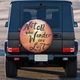 thumbnail image 5 of Kll Not All Who Wander Are Lost Tire Cover,Universal Wheel Tire Cover For Trailer, Rv, Suv, Truck,Camper And Many Vehicle,(16 Inch), 5 of 8
