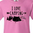 thumbnail image 4 of Inktastic I Love Camping- Tent and Trees Youth T-Shirt, 4 of 5