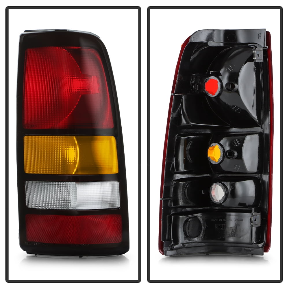 1999-2002 Chevy Silverado 1999-2006 GMC Sierra Replacement Tail Lights Lamps Set
