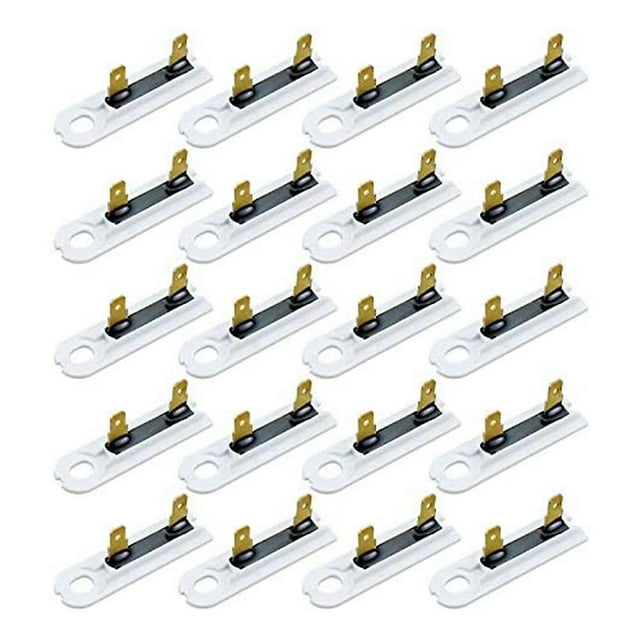 20 piezas de fusibles para secadoras Fusible para lavadoras de electrodomésticos Fusible 3392519 para