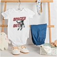 thumbnail image 3 of Funny Spaced Out Astronaut Joke Romper Boys or Girls Infant Baby Brisco Brands 24M, 3 of 6