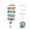 Multicolour, variant on Wind Chimes for Outside Handcrafted Capiz Shell Windchime, Coastal Style Musical Garden Decor for Indoor Outdoor, Beach Ocean Breeze Gift for Women Mom Wind Chime Lovers