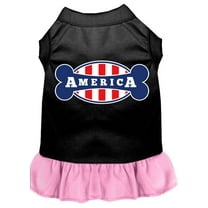 Pet Dog  Cat Dress Screen Printed, "Bonely In America"
