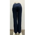 thumbnail image 2 of Zac & Rachel solid full length front zipper front and back pockets belt loops Pants , Chocolate , 6, 2 of 2