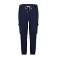 thumbnail image 5 of Awdenio Men's Pants Jogger Sweatpants Lined Cargo Pants Relaxed Fit Winter Work Pants with Pockets,Size 3XL, 5 of 9