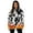 Black and White Cow Spots and Flames, variant on Oversized Women's Hoodies Sweatshirts Pullover Long Sleeves Loose Comfy Fit Cozy Hummingbird and Sunflower Fashion Y2K Hooded Sweatshirt Women Lightweight Casual, 2XL