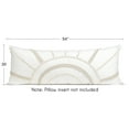thumbnail image 4 of Sweet Jojo Designs Tufted Sun Ivory Beige Body Pillow Cover Case 54x20 (Pillow Not Included), 4 of 5