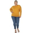 thumbnail image 4 of White Mark Women's Banded Dolman Top, 4 of 6