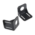 thumbnail image 4 of OULII 2Pack Stepper Motor Mounting Bracket Black Alloy Steel with Screws for 17 90 Degree Mount, 4 of 8