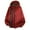 Brick Red, variant on Fiaer Womens Rain Jacket with Hood Outdoor Functional Softshell Windbreaker Waterproof Long Sleeve Oversized Tops White XL