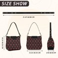 thumbnail image 2 of Iauyy Women's Handbag Removable Shoulder Satchel Bag-Polyester and PU leather ，Indian Prints, 2 of 7