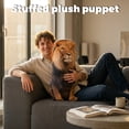 thumbnail image 3 of Realistic Safari Animal Plush Dolls, Soft Stuffed Hugging Pillows for Living Room Decor 2026 Gift Selection Series, Lion, 3 of 5