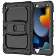 thumbnail image 2 of XYX For iPad 9th/8th/7th Generation 10.2 inch Case, 3in1 Heavy Duty Shockproof Tablet Case with Stand, Shoulder Strap, Black, 2 of 7