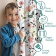 thumbnail image 3 of Blackout Kids Curtains,Pioneer Flower Floral Print Pattern Childrens Insulated Curtains Set Of 2,Bedroom Essentials,Toddler Room Decor 42"x54", 3 of 5