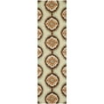 thumbnail image 3 of SAFAVIEH Four Seasons Brittania Floral Runner Rug, Beige/Green, 2'3" x 8', 3 of 7